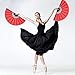 Maitys 2 Pcs Large Folding Fan Handheld Nylon Cloth Foldable Hand Fan Chinese Kung Fu Fan Festival Decoration for Party Favors(Red, Simple Pattern)