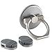 Ring for Phone, WizGear Universal Ring Holder Grip with Stand Holder for Any Smartphones and Device with 2 Base Mounts (Gray)