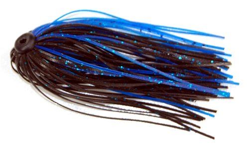 Evolution KO Punch Skirt Fishing Jig - Pack of 2 (Black Blue)