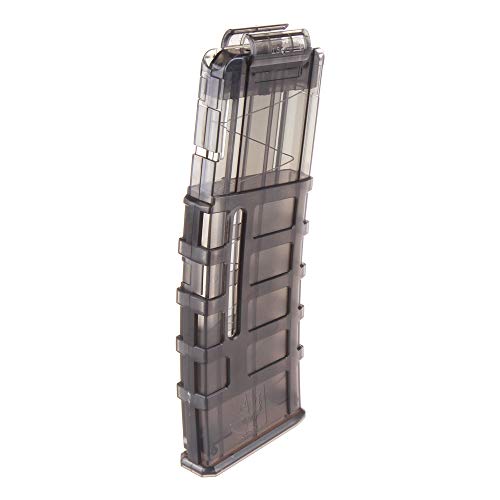 WORKER Mod 15 Darts Magazine Quick Reload Clip for Nerf N-Strike Elite Color Black Transparent