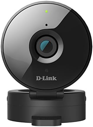 D-Link Indoor HD WiFi Security Camera, Motion & Sound Detection, Smart Alerts Wireless Home, Night Vision, MicroSD Record (DCS-936L),Black