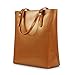 Kattee Genuine Cow Leather Simple Style Tote Shoulder Bag