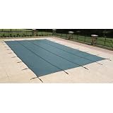 Blue Wave 16-ft x 32-ft Rectangular In Ground Pool Safety Cover - Green