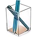 MaxGear Pen Holder for Desk Premium Acrylic Pencil Holder Pen Cup Makeup Brush Holder Desk Accessories & Workspace Organizers for Home School & Office, Clear