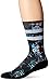Stance Men's Geisha Classic Crew Sock, Black, Sock Size:10-13/Shoe Size: 6-12