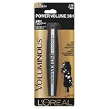 L'Oreal Voluminous Power Volume 24H Washable Mascara, #676 Black - 0.33 Oz, Pack of 3