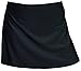 Gabrielle-Aug Women's Solid Black Sports Skirt Bottom Swimsuit(FBA) (18, Black)