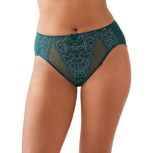 Wacoal Women’s Retro Chic Hi Cut Brief Panty, Ponderosa Pine