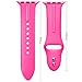 HUANLONG Apple Watch 38MM Band, Huanlongtm New Soft Silicone Sport Style Replacement Iwatch Strap for Apple Wrist Watch (9 Colors/Bundle 38mm S/M)