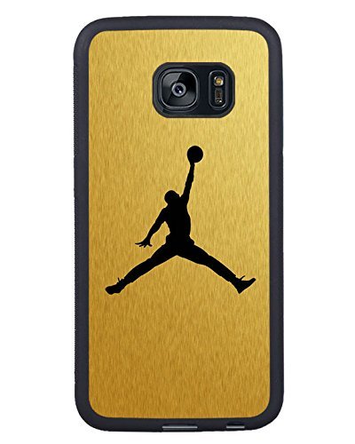 Genuine Samung Galaxy S7 Edge Logo Michael Jordan Gold Black