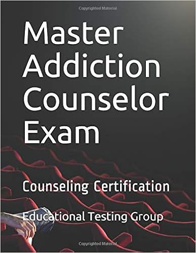 Master Addiction Counselor Exam Counseling Certification