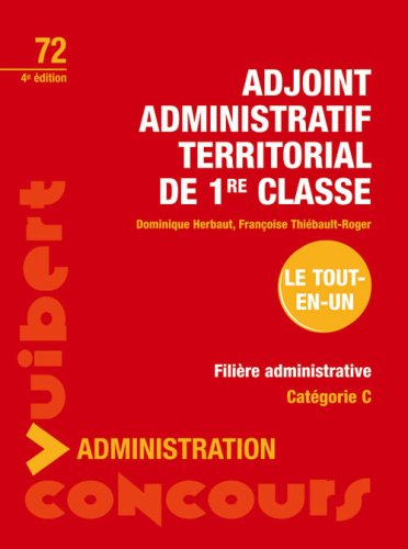 Adjoint administratif territorial de 1ère classe