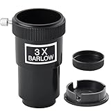 1.25 Inch 3x Barlow Lens for Newtonian Telescopes Eyepiece