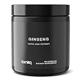 Ultra High Strength Panax Ginseng Capsules - 80% Ginsenosides - 750mg 20x Concentrated Extract (15,000 mg Raw Powder Equivalent) - The Strongest Red Korean Ginseng Pills Available - 90 Veggie Caps