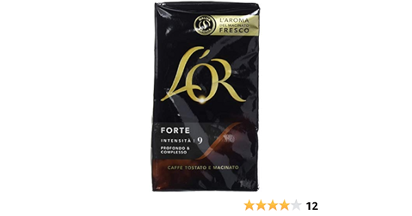 L'Or, Café Molido Forte - Paquete de 4 x 250 gramos - Total: 1000 gramos :  Amazon.es: Alimentación y bebidas