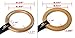 Garage Fit Wood Gymnastic Rings, Gymnastics Rings, Fitness Rings, Exercise Rings, Wooden Gym Ring (1.1 inch Purple Straps)