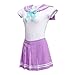 Littleforbig Adult Baby Onesie Diaper Lover (ABDL) Button Crotch Romper Onesie Pajamas - Cosplay Magical Onesie Skirt Set Purple L
