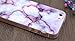 Iphone SE Case, A-Focus Marble Design Sofr Gel TPU Cover Case and Tempered Glass Screen Protector for Iphone 5s/5/SE (Purple)