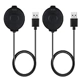 E ECSEM Compatible with TicWatch Pro Charging Cable Replacement Cable for TicWatch Pro Smartwatch Accessories USB Charger Cable Adapter for TicWatch Pro Quality Power Charging Cord 3 Feet (2Pack)