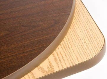 Oak Street Manufacturing OW3042 Two Sided Rectangular Tabletop, 42" Length x 30" Width x 1" Thick, Oak/Walnut