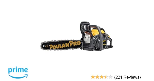 Poulan Pro 20 In 50cc 2 Cycle Gas Chainsaw Pr5020