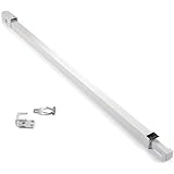 Ideal Security BK110W Patio Door Window Security Bar with Child-Proof Lock, Adjustable, Large, White