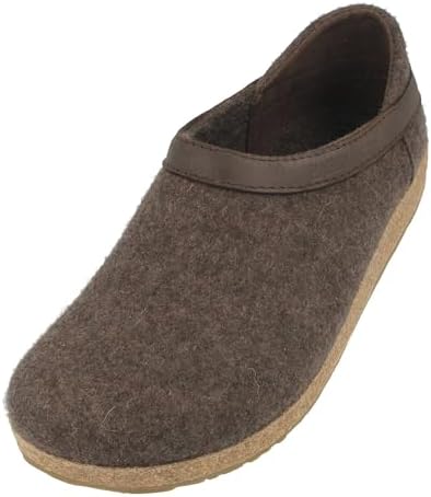 Amazon.com | Haflinger Guido Slipper - Charcoal, 37 | Slippers display picture 1