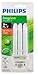 Philips 230458 Energy Saver Compact Fluorescent Non-Integrated 26-Watt PL-T 4-Pin Base Light Bulb, Soft White