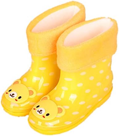 Cute Children's rain Boots Waterproof Rubber Shoes Classic Ankle Boots