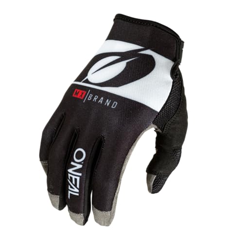 O'NEAL | Gants de vélo et de Motocross | MX MTB DH FR Downhill Freeride | Matériaux durables et Flexibles, Section Avant de la Main Nano ventilée | Gant Mayhem Rider V.22 | Adulte | Noir Blanc | M