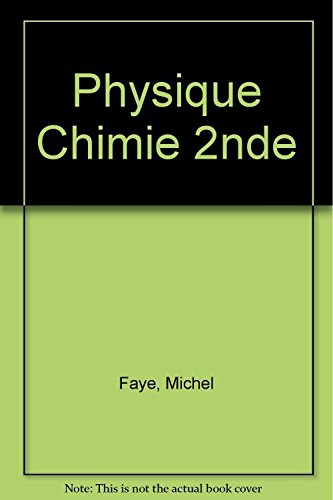 Physique chimie, 2de