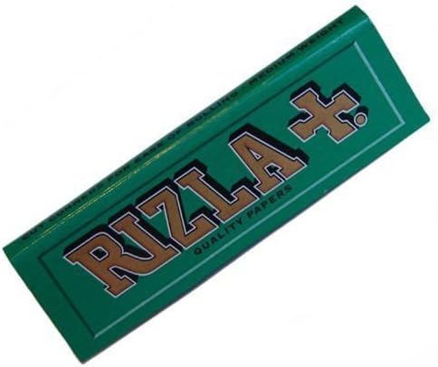 50 Packets Green Rizla - Regular Size by Blue Mountain