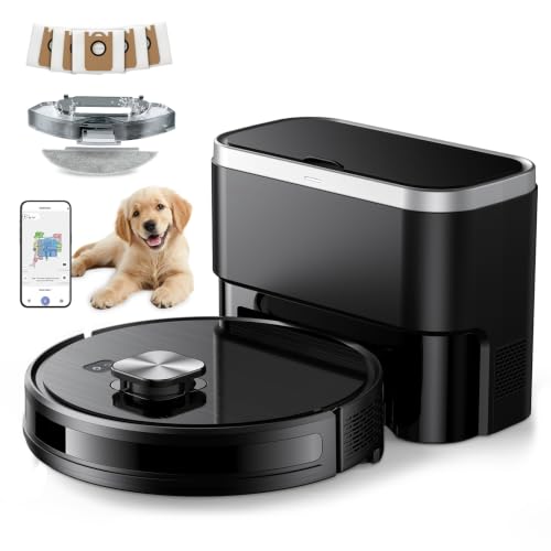 Robot Vacuum 11500pa Suction LiDAR Navigation