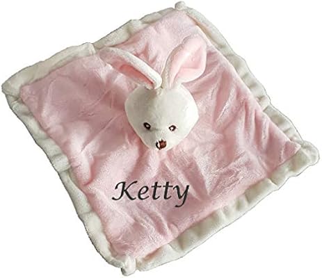pink rabbit comforter