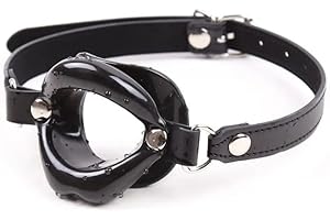 Open Mouth Gag Silicone Lip Separator Gag Mouth Gag, Oral BDSM Bondage Restraint Training Sub Female Bed Restraint Set Fetish