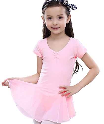 FEOYA Girls Ballet Dress Gymnastics Skirted Leotard Ballerina Dancewear Dancing Costume