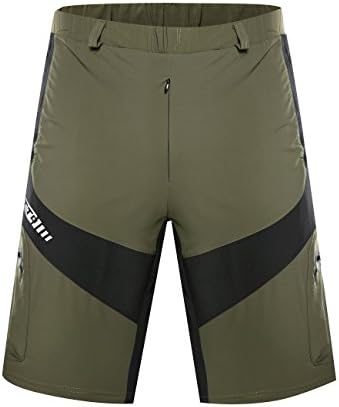 YASHALY Mountain Bike Shorts, Breathable MTB Cycling Baggy Pants Quick Dry Downhill Loose Shorts for Men
