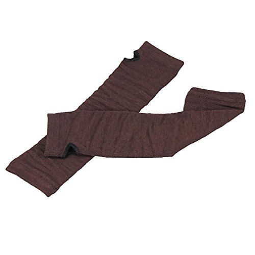 Long Fingerless Gloves,Morecome Winter Wrist Arm Hand Warmer Knitted Mitten (Coffee) - Thumbnail 3