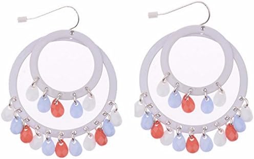 Jew: Fashion Round Hollow Colorful Beads Drop Boho Earrings Bohemia Dangle Earrings AE233