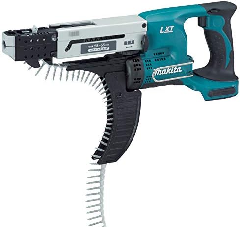 Makita DFR550Z 18V Li-Ion LXT Auto-Feed Screwdriver - Batteries and Charger Not Included, Blue, ohne Akku (0 Ah)