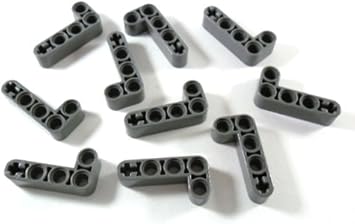 Technic Lift Arm 2x4 L Shape Dark Grey 