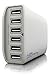 Multiple USB Charger 6 Port 60 Watt by i-xtm - Portable High Speed Charging Station; 3-1 Cable Included($6.97 value)