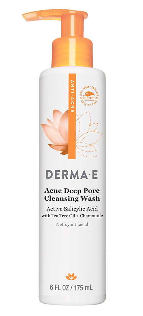 DERMA E Firming Acne Deep Pore Cleansing Facial Wash, 6 oz: Beauty