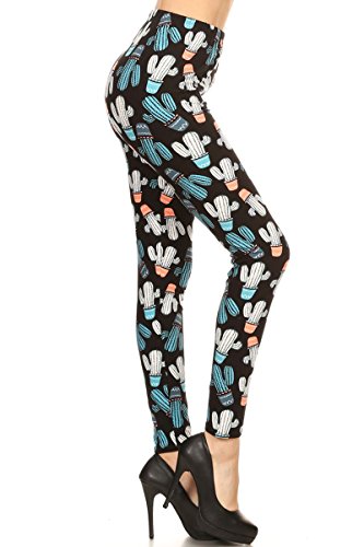 Print Leggings Cactus Patch (R821-OS)