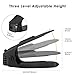 Shoe Slots Organizer - Plastic Closet Space Saver, Set of 8 Black