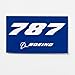 787 Dreamliner Blue Sticker