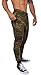 YoungLA Slim Fit Joggers for Men | French Terry Cotton Skinny Tapered Sweatpants | Gym Sports Activewear Workout Clothes 2o2 Camouflage Green Medium