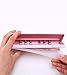 Chris.W Adjustable 6-Hole Punch for A5, Personal, Pocket Planner Inserts, 6 Sheet Capacity - 5.5mm Hole Diameter(Pink)