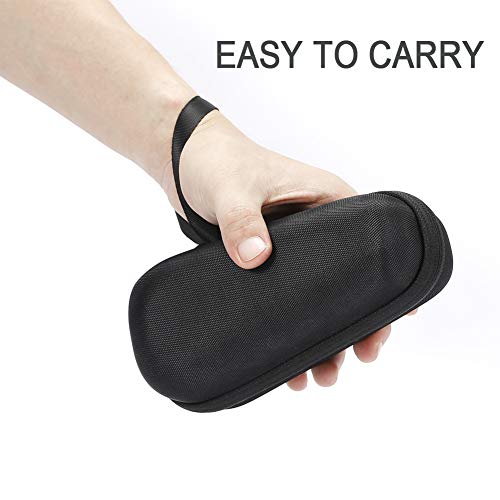 Hard Case Travel Carrying Bag for Braun Series 3 3040s 3010BT 3020 3030s 300s, Braun Series 5 5030s 5147s WF2s 5090cc 5050cc Men's Electric Razor. (Device and Accessories are not Included) - Black