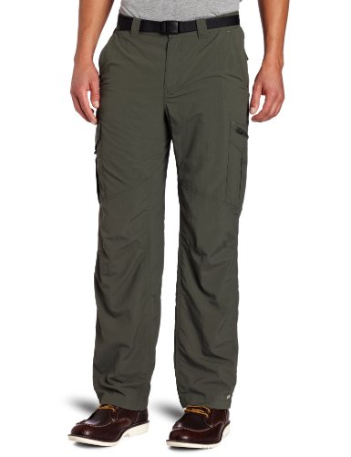 Columbia Men's Silver Ridge Cargo Pant, Gravel, 44x30-Inch